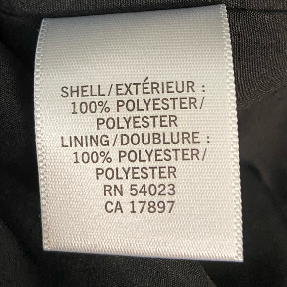 NWOT Banana Republic Black Tan Print Strapless Silk-Like Cocktail Dress Size 10 - Picture 11 of 16